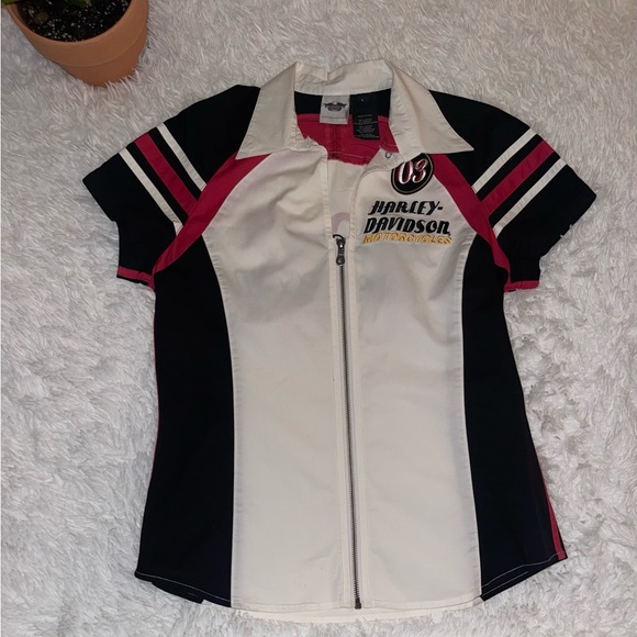 Woman’s Harley Davidson, genuine motor clothes, size large. One of a kind, new. - Picture 1 of 8